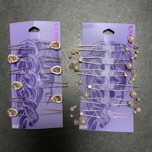 Claire’s hair pins, formal style